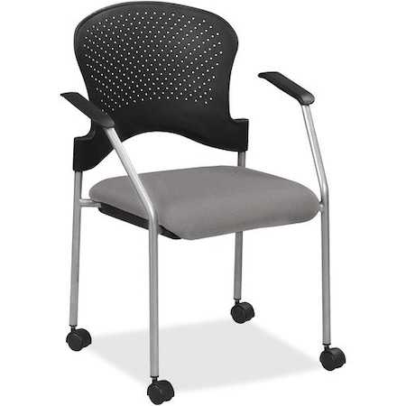 Eurotech - The Raynor Group SIDE CHAIR W/CASTERS PEWTER EUTFS827060
